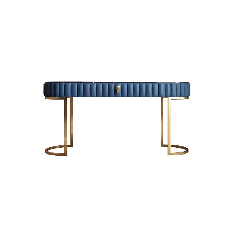 Glam Slate Top Make -up Waschtisch Set Blau 1 Schubladen Eitelkeitsveredelungstisch