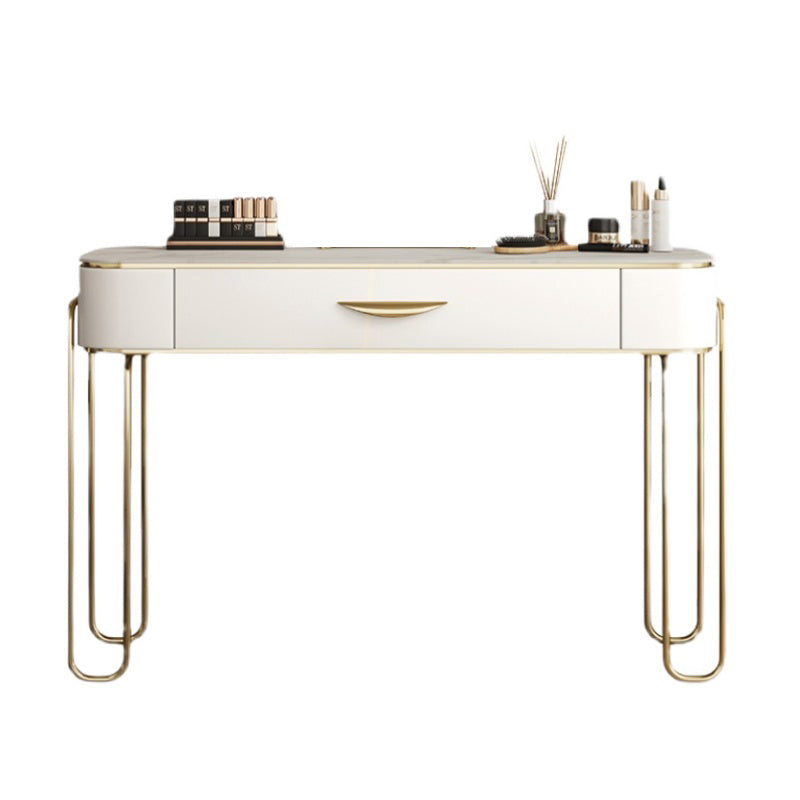 Schiefer -Top -Waschtisch -Schminktisch Set Glam Holz Make -up Eitelkeits -Set