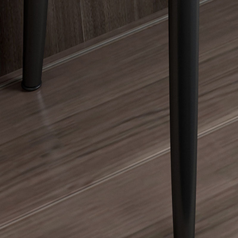 Contemporary Makeup Vanity Desk 2-Drawer Vanity Dressing Table with Slate Top