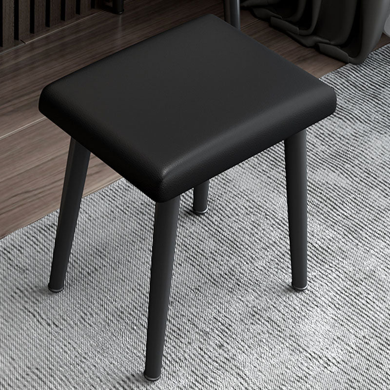 Contemporary Makeup Vanity Desk 2-Drawer Vanity Dressing Table with Slate Top