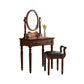 Solid Wood Vanity Makeup Table Set Traditional 1 Drawer Dressing Table