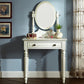 Solid Wood Vanity Makeup Table Set Traditional 1 Drawer Dressing Table