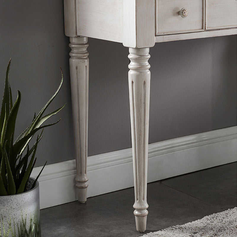 Traditional Vanity Dressing Table Solid Wood 2-Drawer Makeup Vanity Desk Clearhalo 'Bedroom Furniture' 'furn' 'furn_makeup_vanities' 'Furniture' 'Makeup Vanities' 'makeup_vanities' 5703266