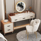Glam Make-up Vanity Slate Top Vanity Dressing Table Set with Drawers