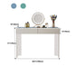 Contemporary 2-Drawer Vanity Dressing Table Slate Top Make-up Vanity