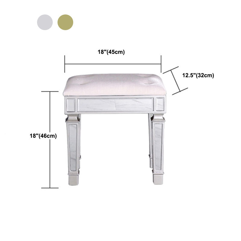 Massivholz Waschtisch Spedition zeitgenössische Make -up -Theke mit Schubladen