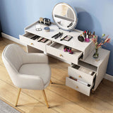 Hedendaagse ijdelheid Dressing Tabel 4 Lade houten ijdelheid bureau