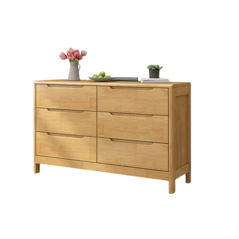 16" W Chest Rubber Wood Storage Chest Dresser with Drawers for Bedroom Clearhalo 'Bedroom Furniture' 'Dressers & Chests' 'dressers_chests' 'furn' 'furn_dressers_chests' 'Furniture' 5705583