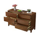 16" W Chest Rubber Wood Storage Chest Dresser with Drawers for Bedroom Walnut 6 Clearhalo 'Bedroom Furniture' 'Dressers & Chests' 'dressers_chests' 'furn' 'furn_dressers_chests' 'Furniture' 5705587
