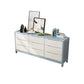 16" W Chest Rubber Wood Storage Chest Dresser with Drawers for Bedroom Light Blue-White 9 Clearhalo 'Bedroom Furniture' 'Dressers & Chests' 'dressers_chests' 'furn' 'furn_dressers_chests' 'Furniture' 5705592