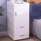 37.4" H 2/3-Drawer Nightstand 1-Door Plastic Night Table in White/Green/Grey Clearhalo 'Bedroom Furniture' 'furn' 'furn_night_stand' 'Furniture' 'night_stand' 'Nightstands' 5705651