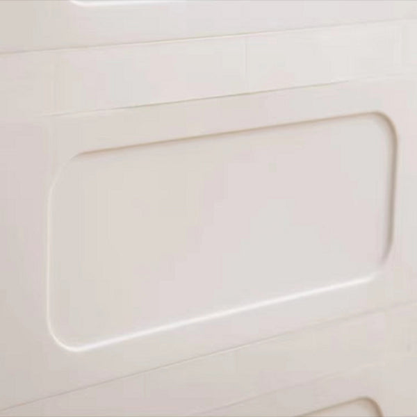 37.4" H 2/3-Drawer Nightstand 1-Door Plastic Night Table in White/Green/Grey Clearhalo 'Bedroom Furniture' 'furn' 'furn_night_stand' 'Furniture' 'night_stand' 'Nightstands' 5705668