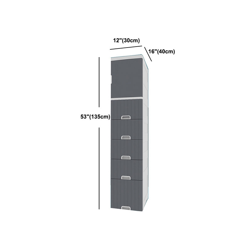 1/2-Tür-Nachttisch in Weiß/Grau/Beige 11,81 "W x 15,75" D am Nachtschrank mit Rollen