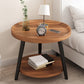 Imitatoon en bois Imitatoon Table de nuit ronde 18 pouces H table de nuit avec jambes