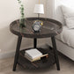 Imitatoon en bois Imitatoon Table de nuit ronde 18 pouces H table de nuit avec jambes