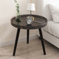 Imitatoon en bois Imitatoon Table de nuit ronde 18 pouces H table de nuit avec jambes