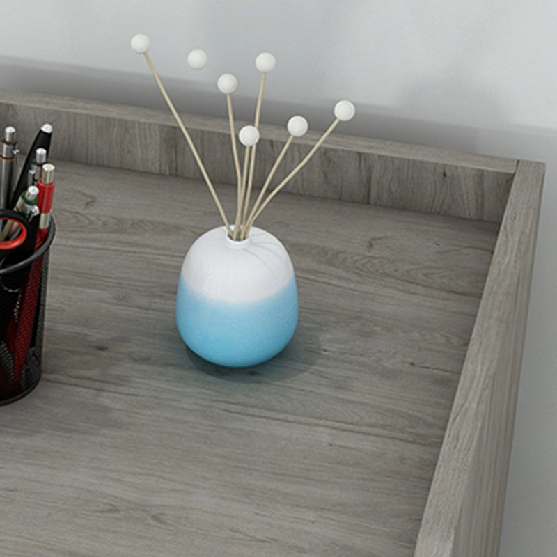 Moderne imitatie houten nachttafel open opslag 1 ladel 20 inch h nachtstandaard