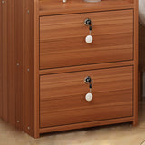 Moderne Schubladen Aufbewahrungsbett Nachttisch Nachahmung Nachttisch mit Schloss