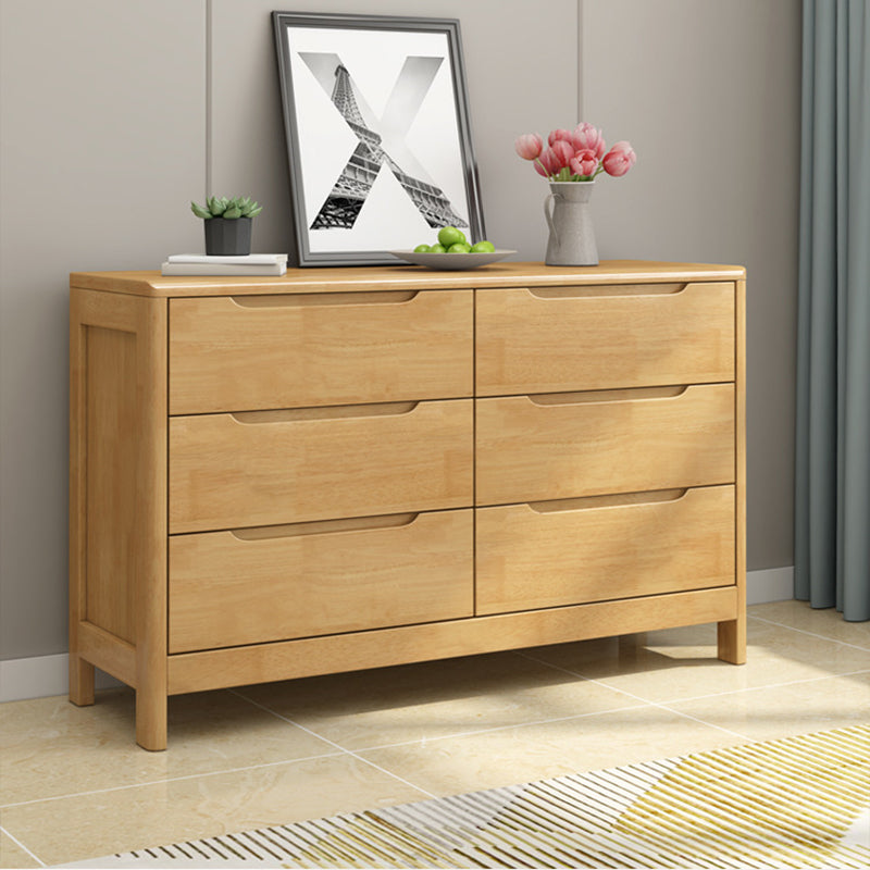 16" W Storage Chest Rubber Wood Storage Chest Dresser with Drawers Clearhalo 'Bedroom Furniture' 'Dressers & Chests' 'dressers_chests' 'furn' 'furn_dressers_chests' 'Furniture' 5706103