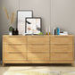 16" W Storage Chest Rubber Wood Storage Chest Dresser with Drawers 59"L x 16"W x 30"H Natural Clearhalo 'Bedroom Furniture' 'Dressers & Chests' 'dressers_chests' 'furn' 'furn_dressers_chests' 'Furniture' 5706107