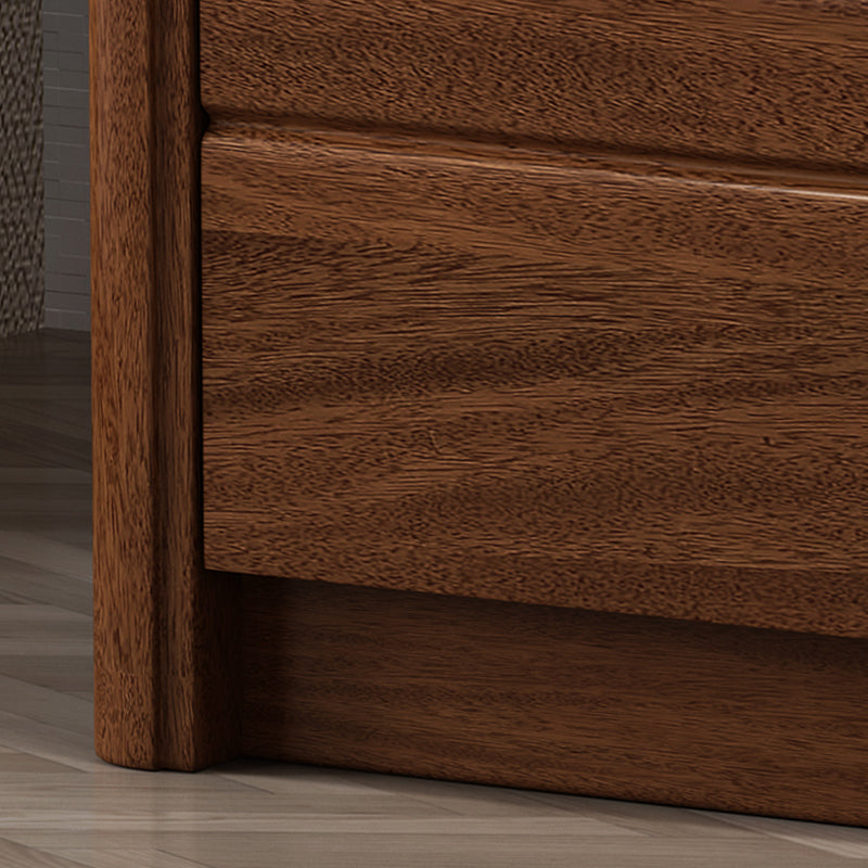 16" W Solid Wood Vertical Lingerie Chest Storage Chest Dresser with Drawers