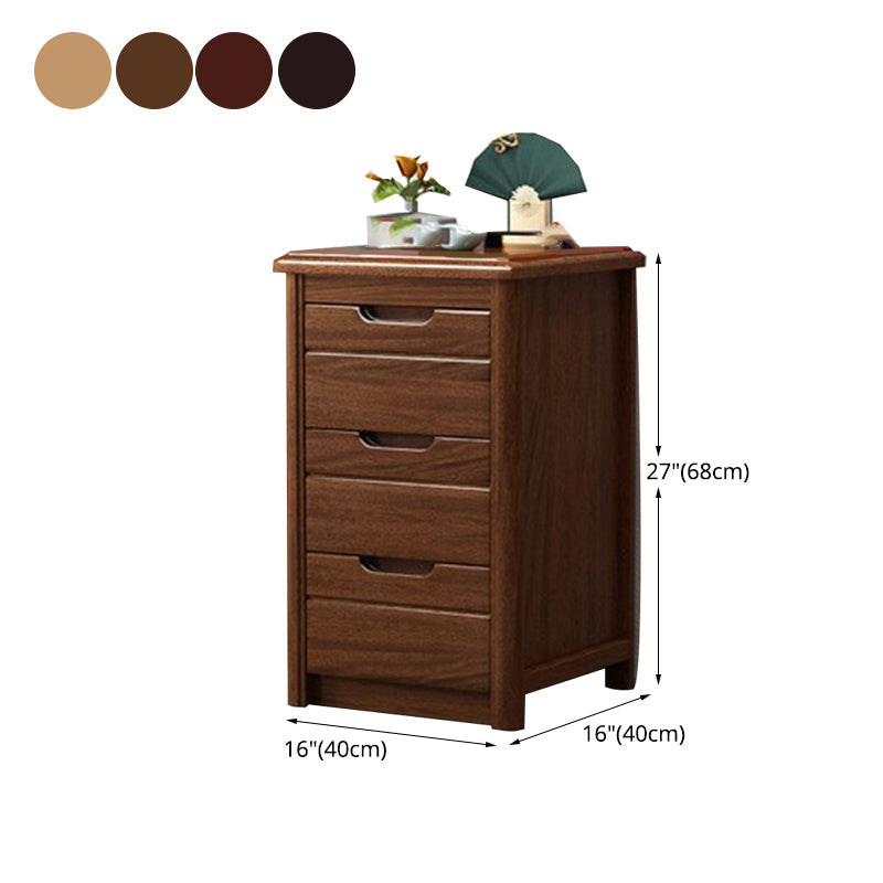 16" W Solid Wood Vertical Lingerie Chest Storage Chest Dresser with Drawers