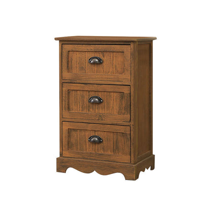 12 "W vintage verticale opbergkast slaapkamer massieve houten lingerie kist met laden