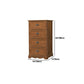 12" W Vintage Vertical Storage Chest Bedroom Solid Wood Lingerie Chest with Drawers