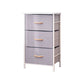 Contemporary Chest Fabric Bins Dresser with Drawers for Home/Office 18"L x 12"W x 27.5" H Light Gray Clearhalo 'Bedroom Furniture' 'Dressers & Chests' 'dressers_chests' 'furn' 'furn_dressers_chests' 'Furniture' 5706256