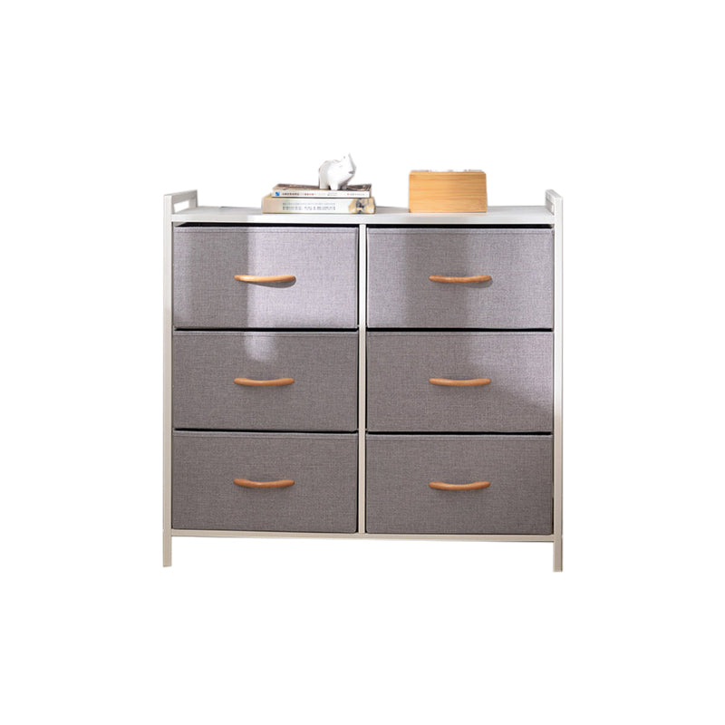 Contemporary Chest Fabric Bins Dresser with Drawers for Home/Office Clearhalo 'Bedroom Furniture' 'Dressers & Chests' 'dressers_chests' 'furn' 'furn_dressers_chests' 'Furniture' 5706258