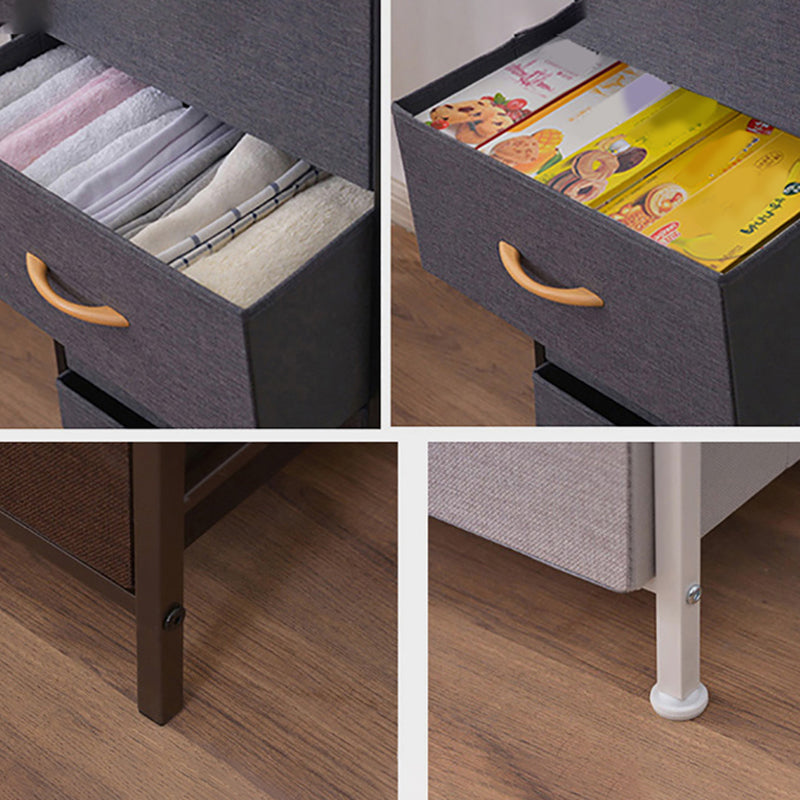 Contemporary Chest Fabric Bins Dresser with Drawers for Home/Office Clearhalo 'Bedroom Furniture' 'Dressers & Chests' 'dressers_chests' 'furn' 'furn_dressers_chests' 'Furniture' 5706261