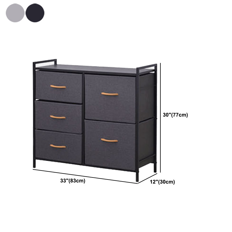 Contemporary Chest Fabric Bins Dresser with Drawers for Home/Office Clearhalo 'Bedroom Furniture' 'Dressers & Chests' 'dressers_chests' 'furn' 'furn_dressers_chests' 'Furniture' 5706280