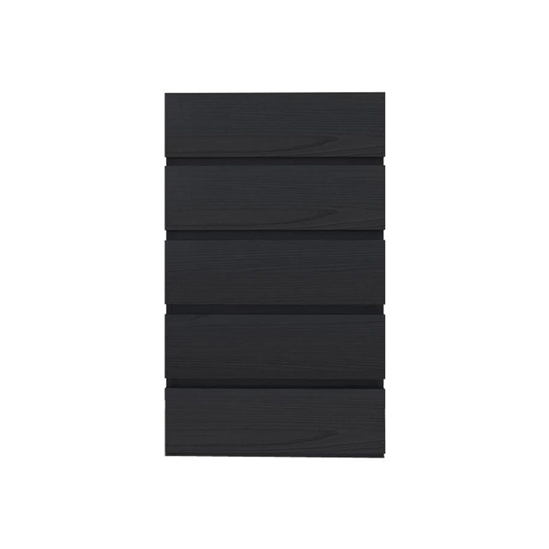 Weiße / schwarze Aufbewahrungstruhe 16 "W vertikale Dessouskiste für Schlafzimmer