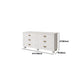 Cassa di stoccaggio bianco 16 "W Speeding Chest Crezer con cassetti per camera da letto