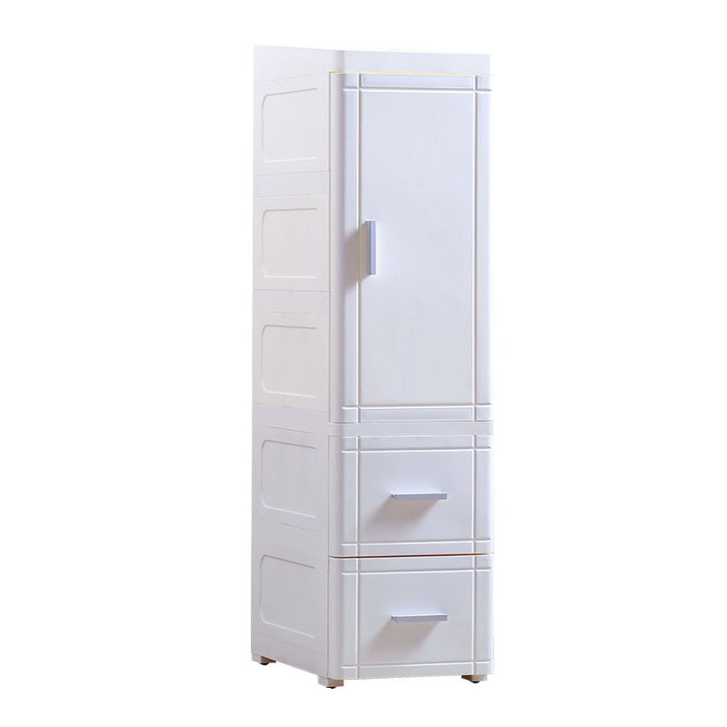 37,4 "H-Nachttisch-Plastik-Nachttisch mit 1 Tür und 2/3-Drawer