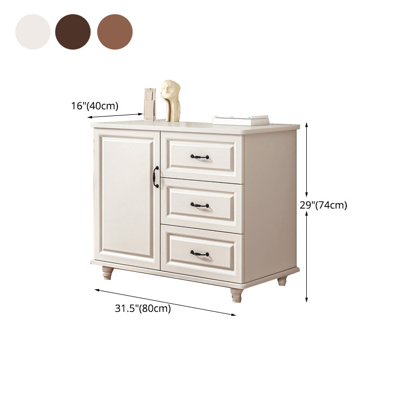 16" W Horizontal Combo Dresser Wooden Storage Chest Dresser with Drawers and Doors Clearhalo 'Bedroom Furniture' 'Dressers & Chests' 'dressers_chests' 'furn' 'furn_dressers_chests' 'Furniture' 5706447