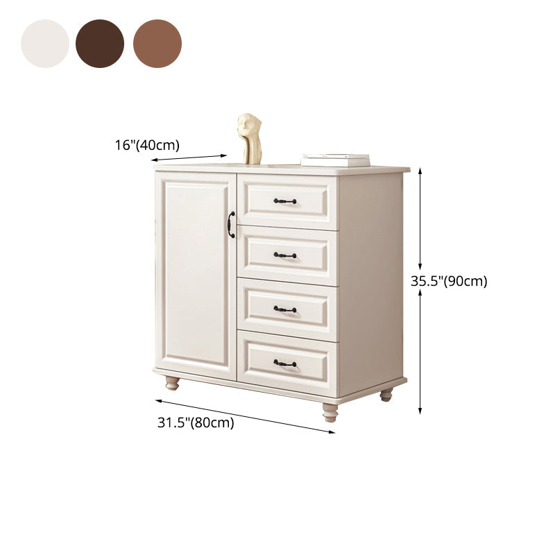 16" W Horizontal Combo Dresser Wooden Storage Chest Dresser with Drawers and Doors Clearhalo 'Bedroom Furniture' 'Dressers & Chests' 'dressers_chests' 'furn' 'furn_dressers_chests' 'Furniture' 5706448