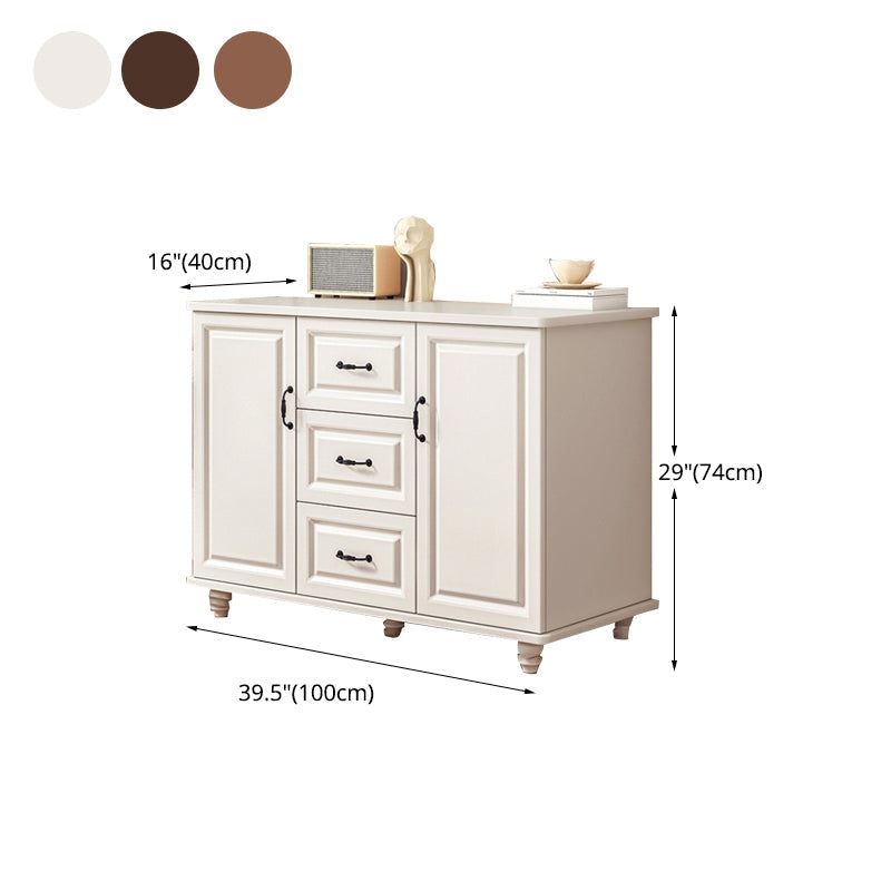 16" W Horizontal Combo Dresser Wooden Storage Chest Dresser with Drawers and Doors Clearhalo 'Bedroom Furniture' 'Dressers & Chests' 'dressers_chests' 'furn' 'furn_dressers_chests' 'Furniture' 5706449