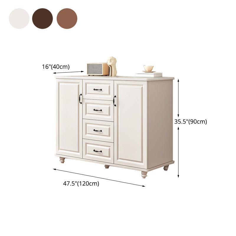 16" W Horizontal Combo Dresser Wooden Storage Chest Dresser with Drawers and Doors Clearhalo 'Bedroom Furniture' 'Dressers & Chests' 'dressers_chests' 'furn' 'furn_dressers_chests' 'Furniture' 5706452