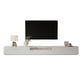 Contemporary Wood TV Stand 3 Drawers and Open Shelf TV Cabinet in White 94.5"L x 16"W x 14"H Clearhalo 'furn' 'furn_tv_stands_entertainment_centers' 'Furniture' 'Living Room Furniture' 'TV Stands & Entertainment Centers' 'TV Stands & Media Storage Furniture' 'tv_stands_entertainment_centers' 5706551