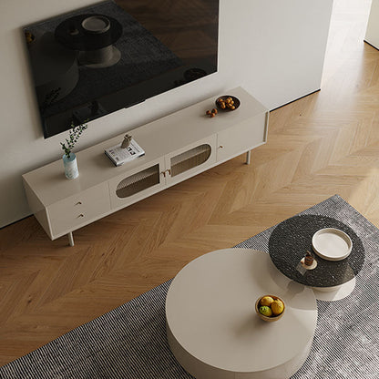 Console porta TV in legno Porta TV moderno con cassetti