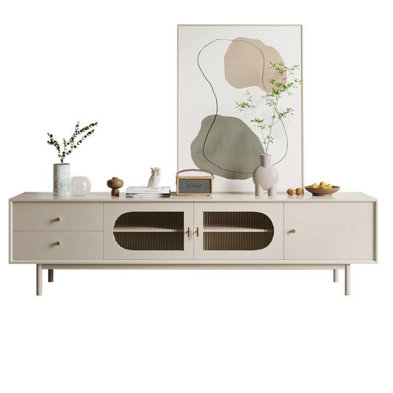 Console porta TV in legno Porta TV moderno con cassetti