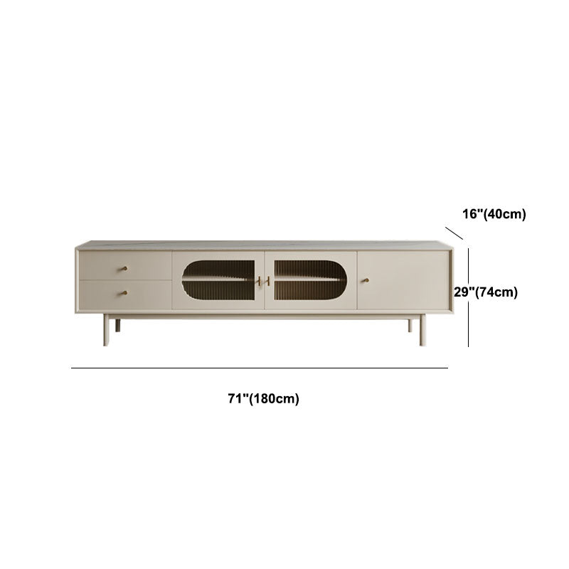 Console porta TV in legno Porta TV moderno con cassetti