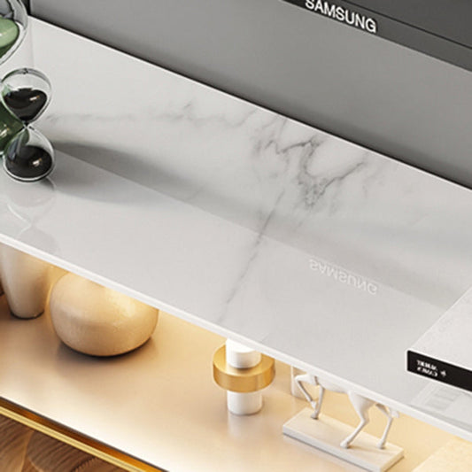 Console multimediale televisiva contemporanea con cassetti galleggianti