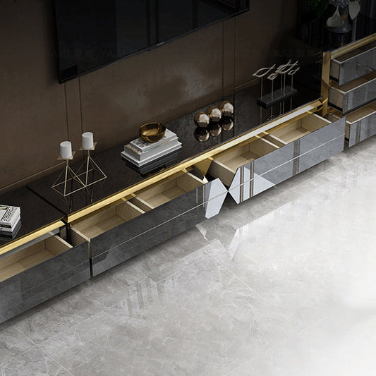 Glam TV Media Console con cassetti console TV in legno ingegnerizzato