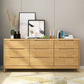 Commode de rangement en bois massif avec tiroirs, l 16 po