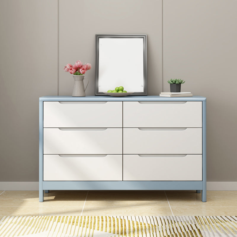 Commode de rangement en bois massif avec tiroirs, l 16 po