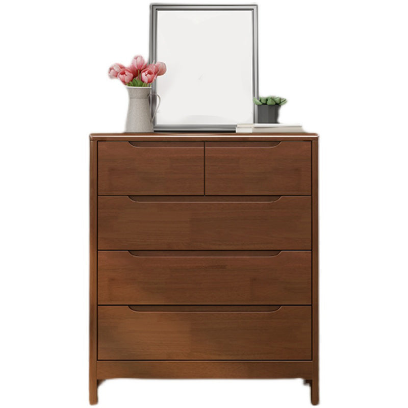 Commode de rangement en bois massif avec tiroirs, l 16 po