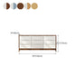 Commode de rangement en bois massif avec tiroirs, l 16 po