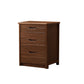 16" W Solid Wood Vertical Lingerie Chest Storage Chest Dresser with Drawers for Bedroom 20"L x 16"W x 27"H Nut-Brown Clearhalo 'Bedroom Furniture' 'Dressers & Chests' 'dressers_chests' 'furn' 'furn_dressers_chests' 'Furniture' 5706990